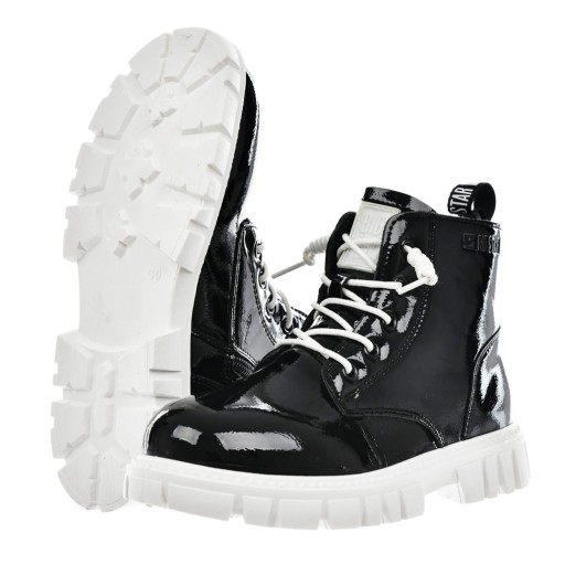 BUTY zimowe BOTKI dziecięce BIG STAR skórzane ocieplane MM374147 30