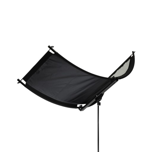 GlareOne Arc 60x120 cm blenda zakrzywiona 4w1 biała/srebrna/złota/czarna