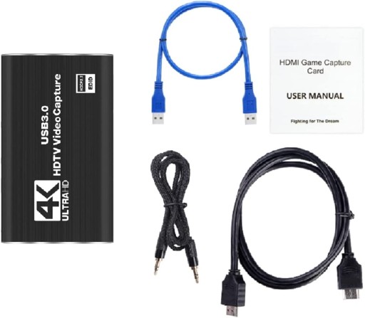 Grabber HDMI 4K Nagrywarka Obrazu Video na USB 3.0 do PC Laptopa Karta