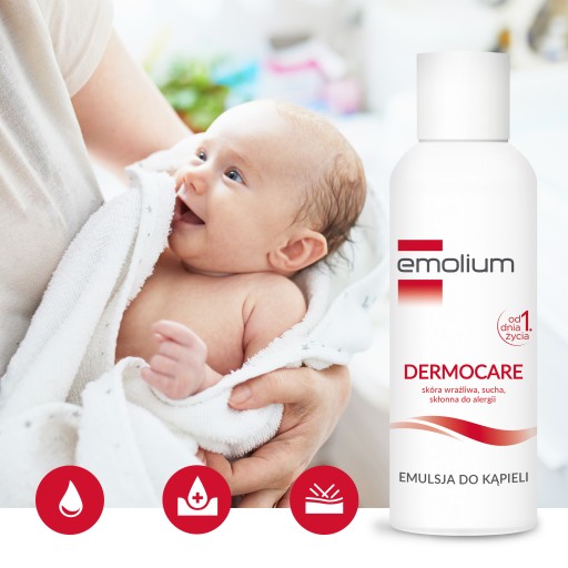EMOLIUM DERMOCARE Эмульсия для ванны 400 мл x2