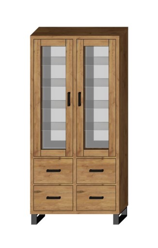 Шкаф SARA LOFT 2D4SZ 100 высокий металлический - ремесленник