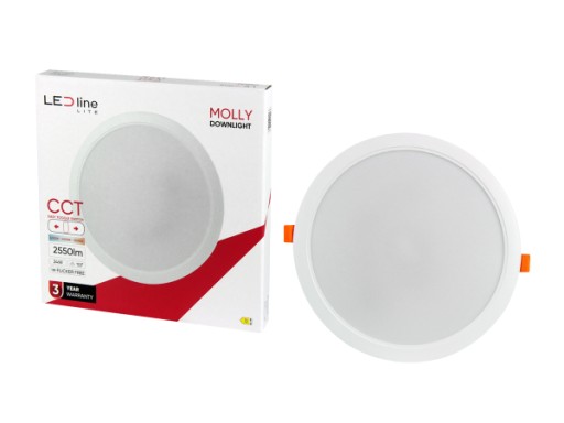 Oprawa 24W 2550lm CCT 3000-6000K OKRĄGŁA MOLLY