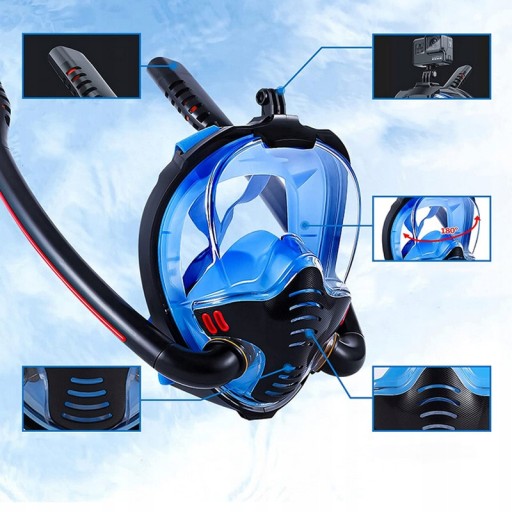 ПОЛНОЛИЦЕВАЯ МАСКА ДЛЯ ДАЙВИНГА GOPRO L/XL 2022