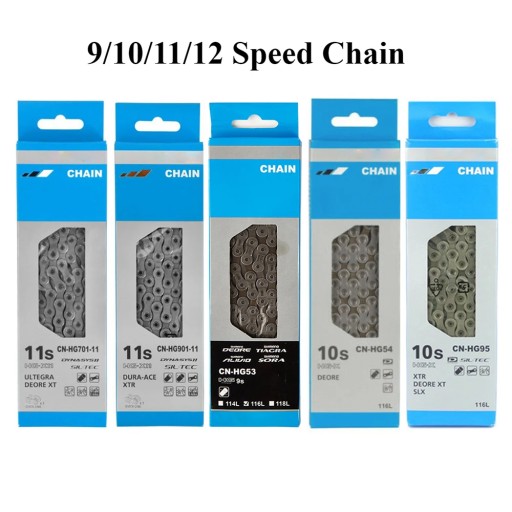 Велосипедная цепь MTB 9/10/11/12 скоростей HG53/54/95/601/701/901 M7100 12 В MTB/Ro