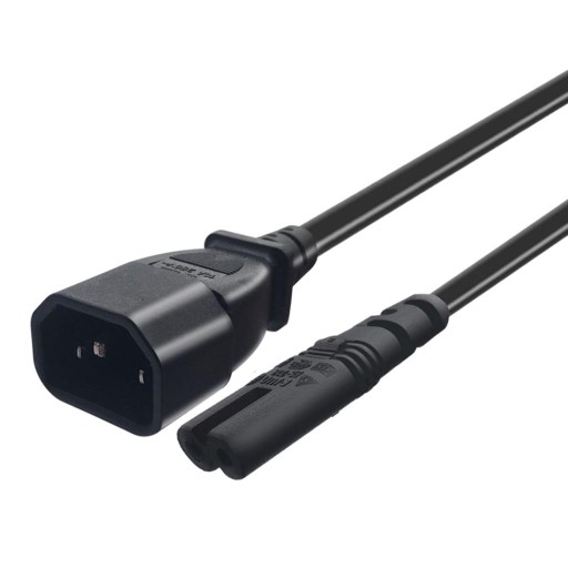 Удлинитель источника питания 60 см 10 А IEC 320 C14 до C7