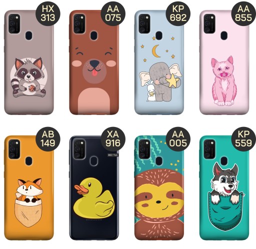 ЧЕХОЛ ДЛЯ SAMSUNG GALAXY M21 BABY PATTERNS SWEET Симпатичный корпус ЧЕХОЛ-ЧЕХОЛ
