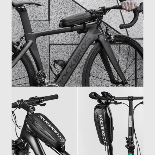 ROCKBROS Велосипедная сумка на переднюю балку с верхней трубкой MTB Шоссейный велосипед с защитой от давления