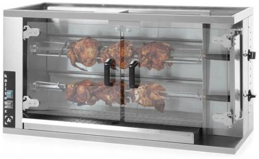 HENDI 226063 Газовый гриль на 8-10 кур 9,7 кВт - Идеально подходит для гастрономии
