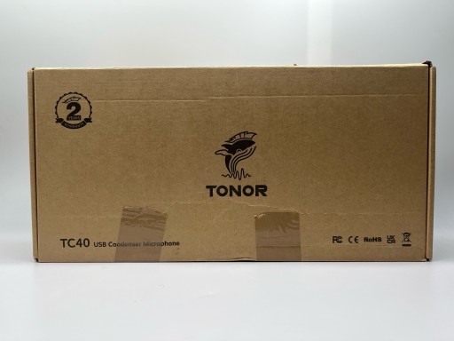 Конденсаторный микрофон Tonor TC40 PC PS4 PS5 Игровой картон RGB сияет