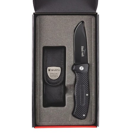 Нож WURTH BLACK ROCK - LIMITED EDITION 110 мм