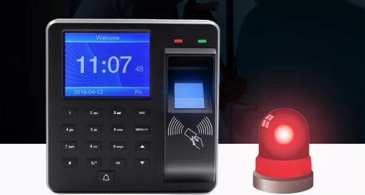 Регистратор рабочего времени с контролем доступа RFID, отпечатком пальца