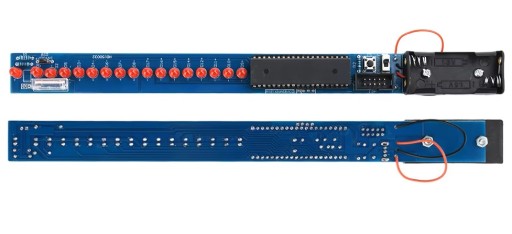 16 bit POV Stick LED Efekt świetlny led 25 cm z żyroskopem diy kit