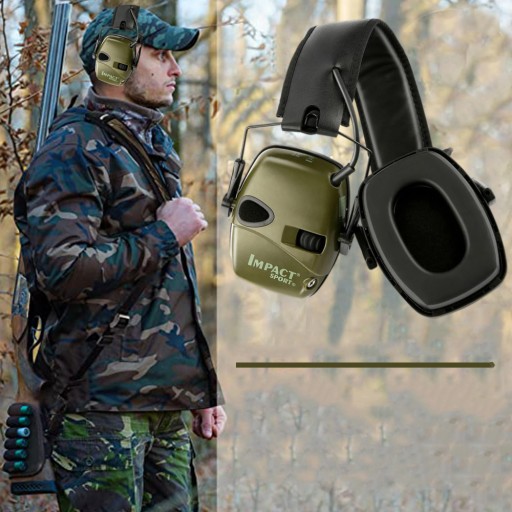 Тактические наушники Impact Sport Active Shooting с шумоподавлением