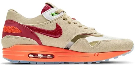 Спортивные кеды NIKE AIR MAX 1 CLOT размер 38 кроссовки 24 см унисекс