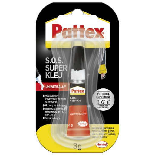 Pattex Супер Универсальный Моментальный Клей 3г