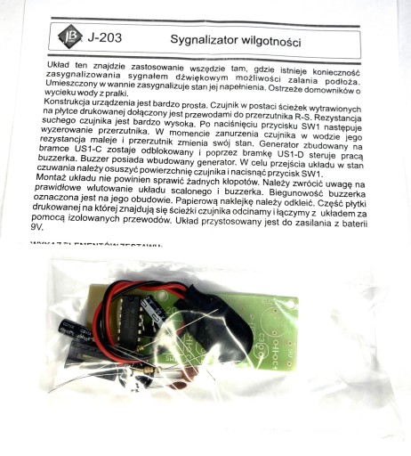 Сигнализация влажности, учимся паять комплект своими руками