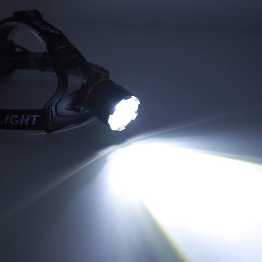 LAMPA CZOŁOWA JASNA LATARKA CZOŁOWA LED IPX6 USB REGULOWANA LAMPA