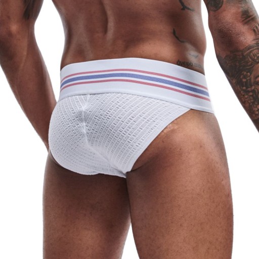 Мужские трусы танго Jockmail, белые, XL