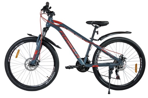 ГОРНЫЙ ВЕЛОСИПЕД 26 ДЮЙМОВ, 21 СКОРОСТЬ, ДИСКОВЫЕ ТОРМОЗА SHIMANO, 140–165 см.