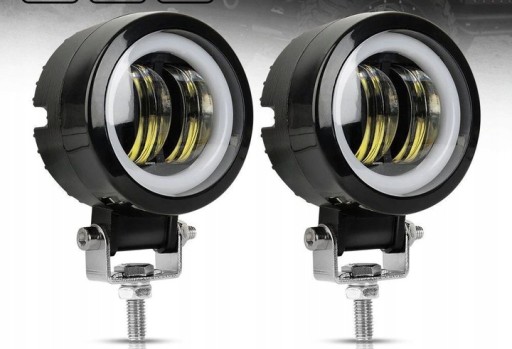 Мотоциклетные галогенные лампы RING LED с отражателями U7