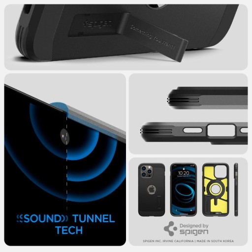 Чехол MagSafe Spigen Tough Armor MagFit — чехол MagSafe для iPhone 14 Pro Max (черный)
