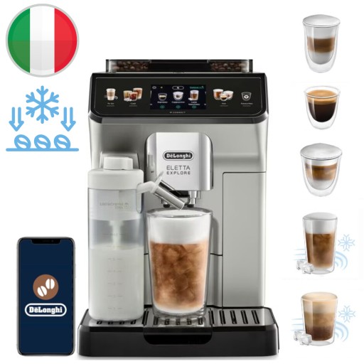 КОФЕМАШИНА SMART DE'LONGHI LATTE ДАВЛЕНИЕ КОФЕ СО льдом X50 НАПИТКИ
