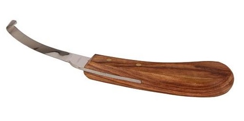 НОЖ ДОМАШНИЙ КОРРЕКЦИОННЫЙ, УЗКИЙ СЛЕВА, 21 СМ KERBL