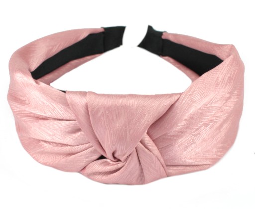 ОБОДКА ДЛЯ ВОЛОС LUX KNOT, ГРЯЗНО-РОЗОВЫЙ ШЕЛК