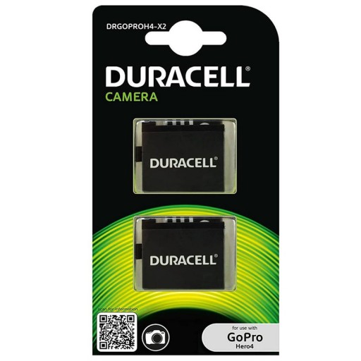 Батарея Duracell GoPro Hero 4, 2 шт.