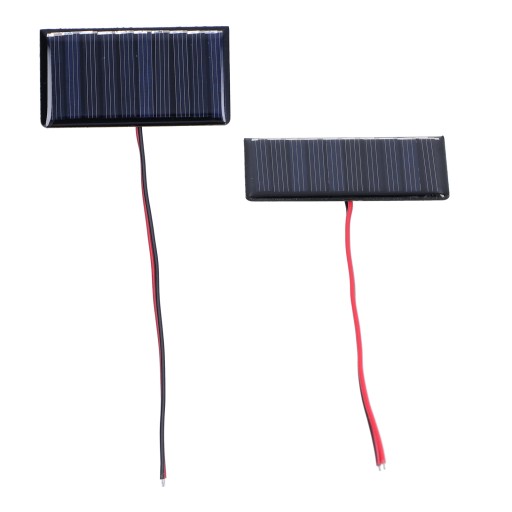 Moduł panelu słonecznego 2szt polysilikonowy mini 68x36mm 0.3W 5V