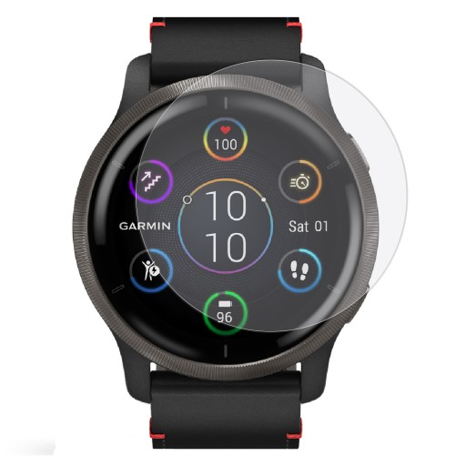 3 ЗАЩИТНЫХ ГИДРОГЕЛЕВЫХ ФОЛЬГИ ДЛЯ GARMIN VENU 2 + УСТАНОВОЧНЫЙ КОМПЛЕКТ