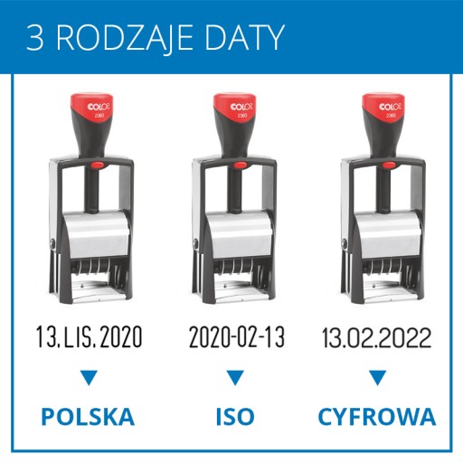CLASSIC 2660 ШТАМП ДАТЫ — ДАТА: ЦИФРОВАЯ, ПОЛЬША ИЛИ ISO — ПОДУШКА: ЧЕРНАЯ