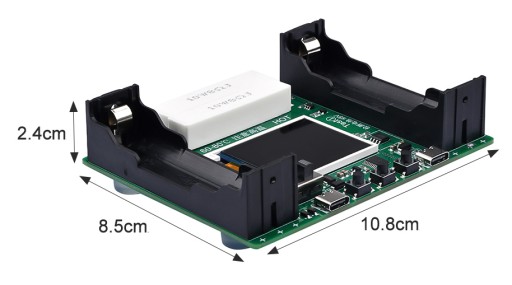 Тестер емкости аккумулятора 18650 с USB-C