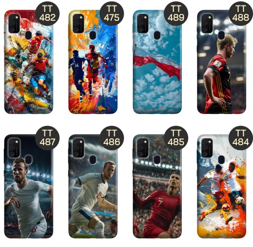 ETUI DO SAMSUNG GALAXY M21 WZORY EURO 2024 PIŁKARSKIE SPORTOWE OBUDOWA CASE