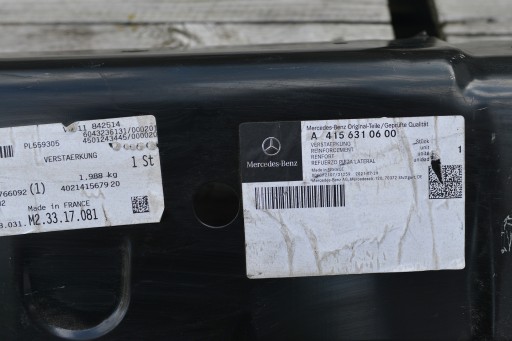 MERCEDES WZMOCNIENIE SŁUPEK D PRAWY CITAN A4156310600