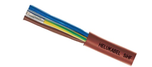 Силиконовый кабель SIHF 4х2,5 для сауны HELUKABEL