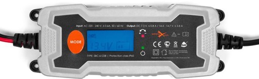Автомобильное зарядное устройство для мотоцикла SBC-61238 6/12В 1,2-120 Ач