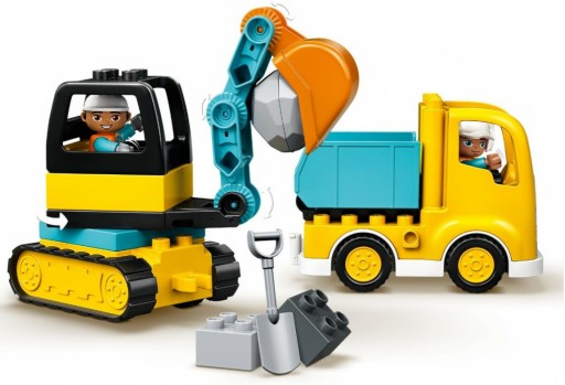 LEGO DUPLO Грузовик и гусеничный экскаватор 10931