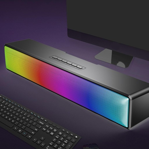 Компьютерный динамик Bluetooth 5.1 с динамическим RGB-аудио