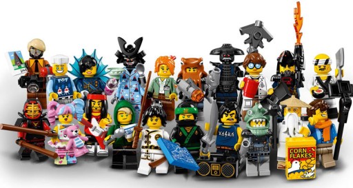 НАБОР МИНИФИГУР НИНДЗЯГО LEGO 71019, 20 ШТ.