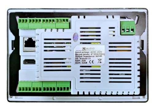 P2 AUDIO RADIO INTERNETOWE PODTYNKOWE Z BLUETOOTH SD + 2 GŁOŚNIKI 50W