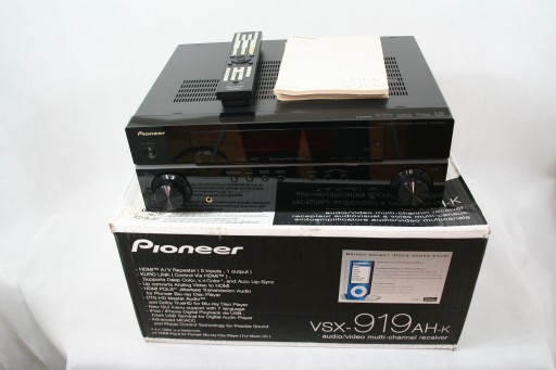 Ресивер PIONEER VSX-919AH |DTS|7x105W|HDM| USB|ДИСТАНЦИОННЫЙ|КАРТОН