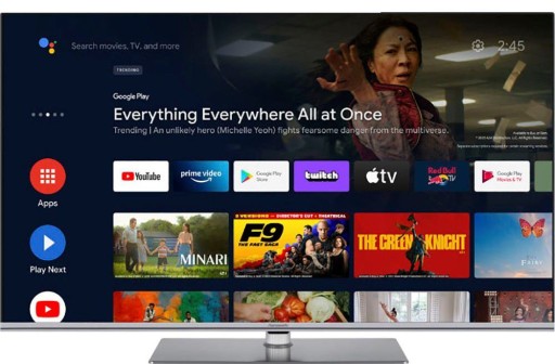 Смарт-телевизор 43 дюйма QLED Hanseatic 43Q850UDS DVBT2 4K Android 11