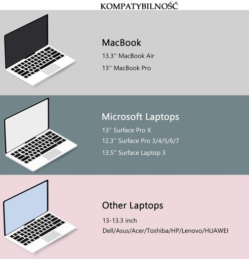 Etui Teczka CaMall Aktówka Na Laptopy 13 13,3 13,5