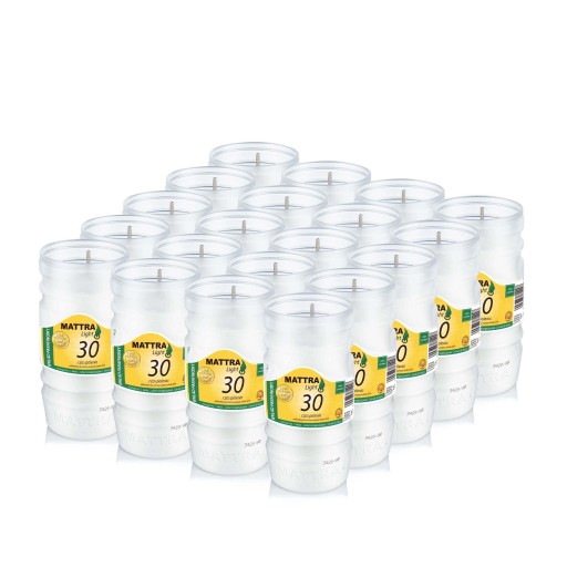 Вставки для свечей парафиновые Light 30h L-1 (20 шт)