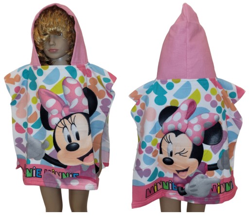 MYSZKA MINNIE Ręcznik Okrycie Plaża Basen Kąpielow