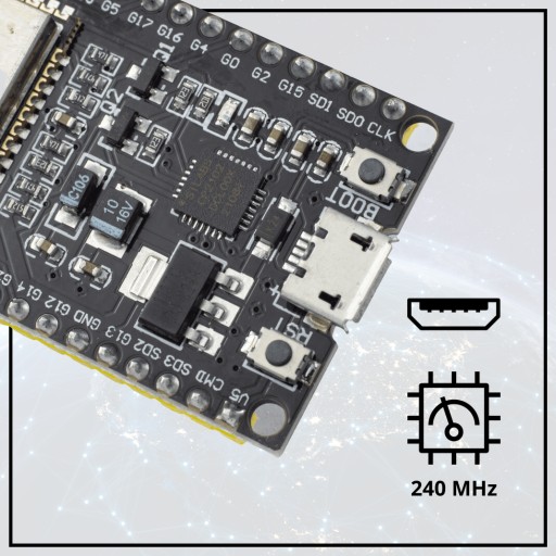 ESP32 DevKit ESP-WROOM-32 V1 для Arduino