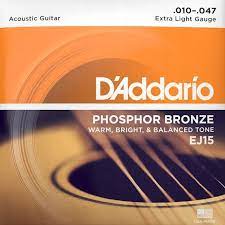 Струны для акустической гитары D'Addario EJ15 10-47