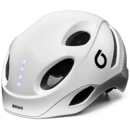 Роллер-самокат HELMET BRIKO со светодиодной подсветкой USB M 53-58