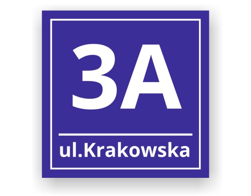 НОМЕР ДОМА 35x35см АДРЕСНАЯ ТАБЛИЧКА Забор | УЗОРЫ | + лента 3 м.